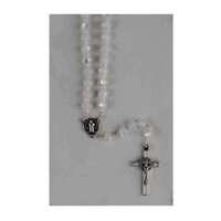 Rosary Mother of Pearl St Benedict - 6mm Beads