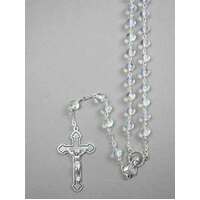Rosary Glass Clear -  7mm Beads