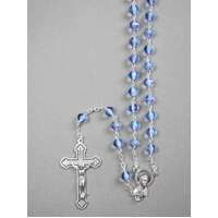 Rosary Glass Blue -  7mm Beads