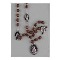Rosary Chaplet Our Lady of Sorrow Brown - 5mm Beads