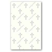 Wrapping Paper - On This Special Occasion Silver Cross
