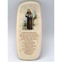 Stone Look Plaque - Peace Prayer 70mm x 150mm