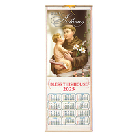 2025 Wood Scroll Calendar - St Anthony