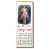 2023 Wood Scroll Calendar - Divine Mercy