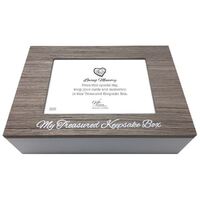 Treasured Keepsake Box Loving Memory - Brown