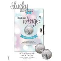 Lucky Coin & Greeting Card - Guardian Angel