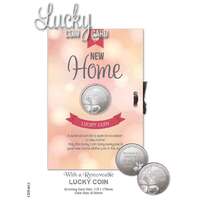 Lucky Coin & Greeting Card - New Home