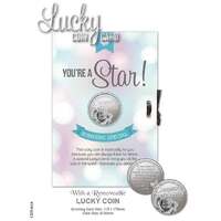 Lucky Coin & Greeting Card - You're a Star