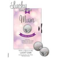 Lucky Coin & Greeting Card - Mum