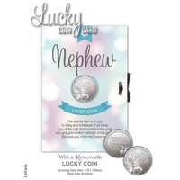 Lucky Coin & Greeting Card - Nephew