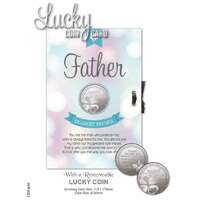 Lucky Coin & Greeting Card - Father