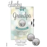 Lucky Coin & Greeting Card - Grandpa