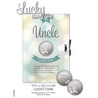 Lucky Coin & Greeting Card - Uncle