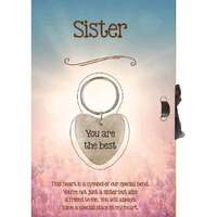 Lucky Heart & Greeting Card - Sister