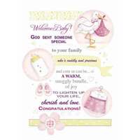 Card - Welcome Baby - Girl