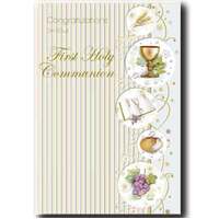 Communion Card - Congratulations On your First Holy Communion