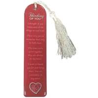 Bookmark Magnetic with Tassel - Thinking of You