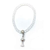 Communion Crystal Bracelet with Chalice and Stone