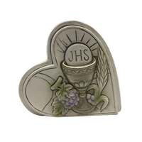 Resin Plaque Communion Heart