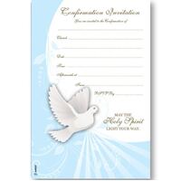 Confirmation Invitation Boy - 20 Sheets/Envelopes