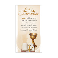 Holy Card - First Holy Communion