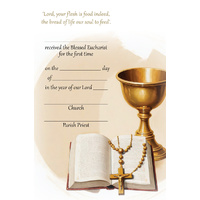 Communion Certificate