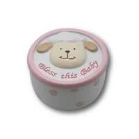 Bless this Baby Jewellery Box - Pink