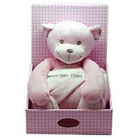 Plush Toy - Pink Bear With Blanket