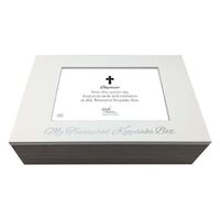 Treasured Keepsake Box  Baptism - White