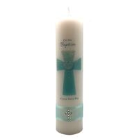 Baptism Candle for Baby Boy