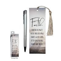 Pen & Bookmark Set - Faith