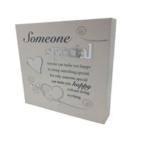 Block Frame White - Someone Special