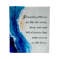 Wave Resin Plaque - Grandmothers