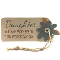 Tag Plaque - Daughter
