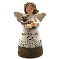 Little Blessings Angel - God Bless My Cat