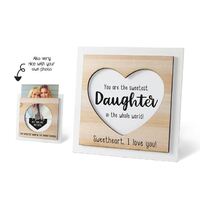 Wooden Photo Frame - Daughter