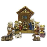 Nativity Set and Stable 8cm 9pcs