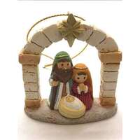 Nativity Holy Family Arch Mini - 60 x 65mm