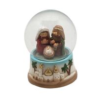 Holy Family Snow Globe - 90mm