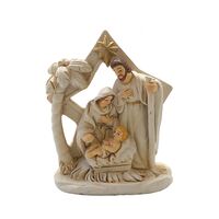 Nativity Holy Family Mini Star White - 58 x 68mm