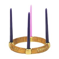 Advent Wreath Resin - 280mm Candles included