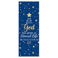 Christmas Bookmark - God