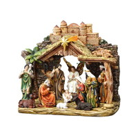 Nativity Scene All In One w/Stable