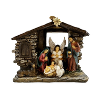 Nativity Scene All In One w/Stable