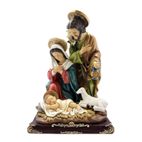 Holy Family Nativity Scence w/Sheep