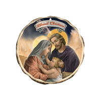 Christmas Wood Plaque - Holy Family