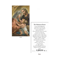 Holy Card Christmas - Christmas Prayer