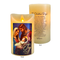 LED Wax Scented Candle - Joy to the World
