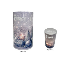 LED Light Lamp - Peace at Christmas