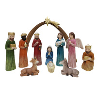 Nativity Stable Set Resin - 11pcs 125mm